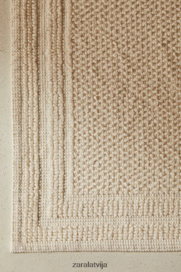 kokvilnas vannas paklājiņš unisex Zara ziloņkauls 6ZTV401701 Piederumi