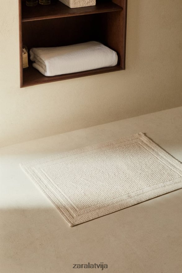 kokvilnas vannas paklājiņš unisex Zara ziloņkauls 6ZTV401701 Piederumi