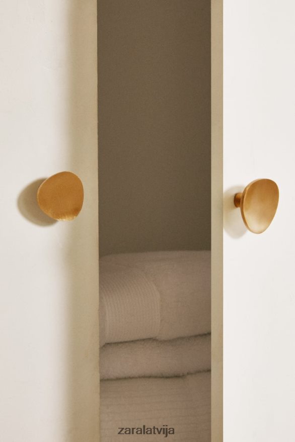 misiņa durvju rokturis (2 iepakojumā) unisex Zara zeltaini 6ZTV401744 Piederumi