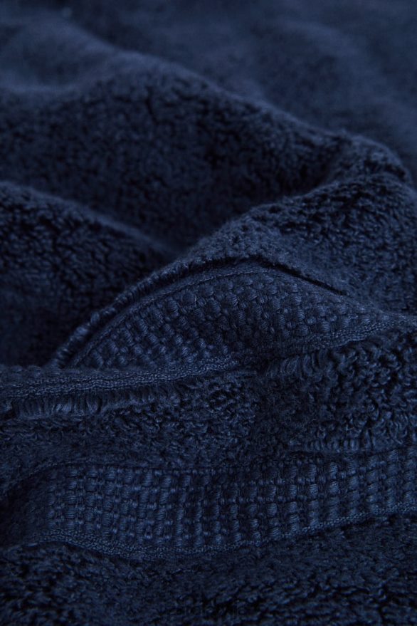 īpaši mīksts dvielis ar dubultu apmali unisex Zara jūras zils 6ZTV401752 Piederumi