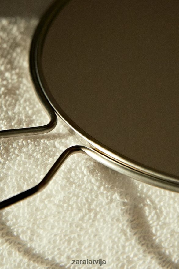 rokas spogulis ar tērauda rāmi unisex Zara matēts sudrabs 6ZTV401750 Piederumi