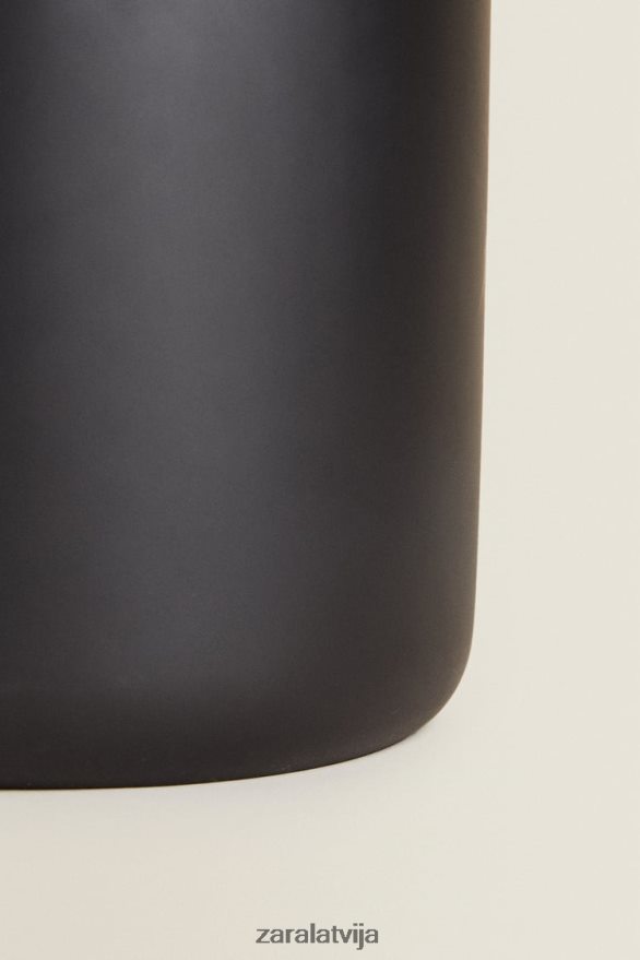 sveķu makulatūras grozs ar vāku unisex Zara melns 6ZTV401723 Piederumi