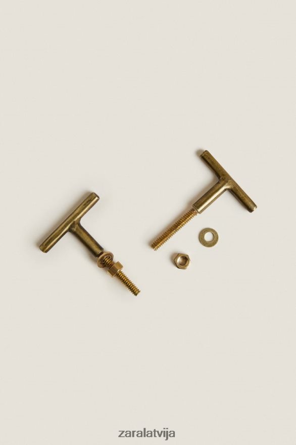 zelta durvju rokturis (2 iepakojumā) unisex Zara zeltaini 6ZTV401742 Piederumi