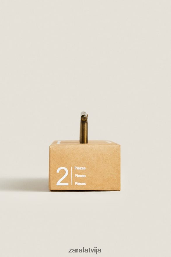 zelta durvju rokturis (2 iepakojumā) unisex Zara zeltaini 6ZTV401742 Piederumi