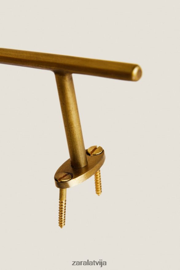 zelta krāsas tērauda dvieļu pakaramais unisex Zara zeltaini 6ZTV401741 Piederumi