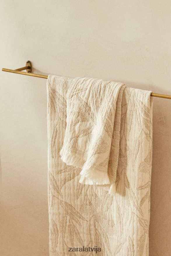 zelta krāsas tērauda dvieļu pakaramais unisex Zara zeltaini 6ZTV401741 Piederumi