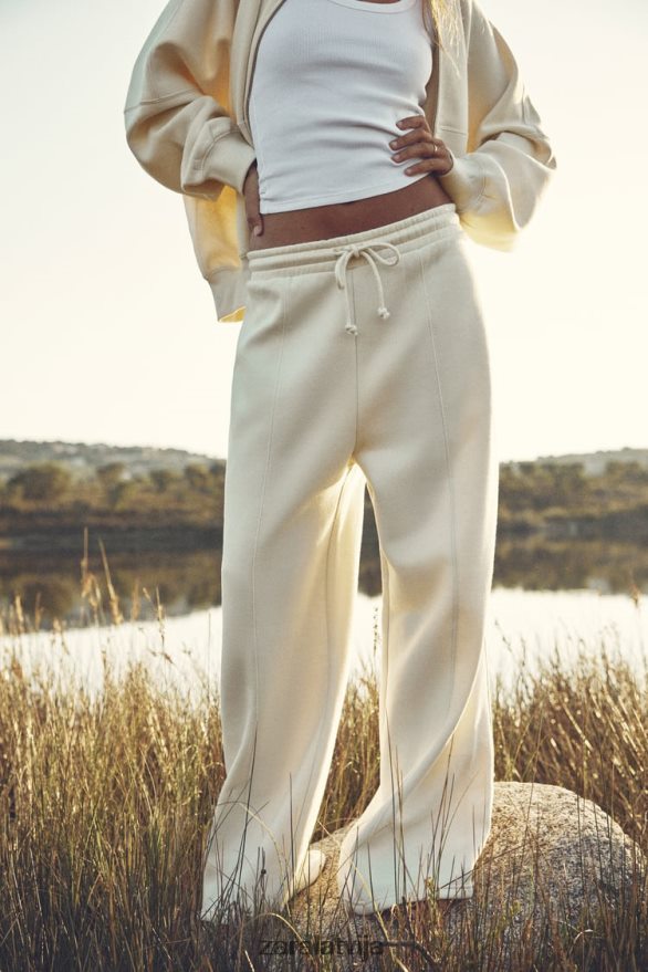 platas plīša bikses sievietes Zara ledus 6ZTV40501 apģērbs