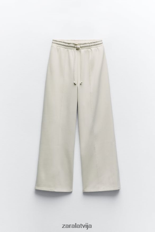 platas plīša bikses sievietes Zara ledus 6ZTV40501 apģērbs