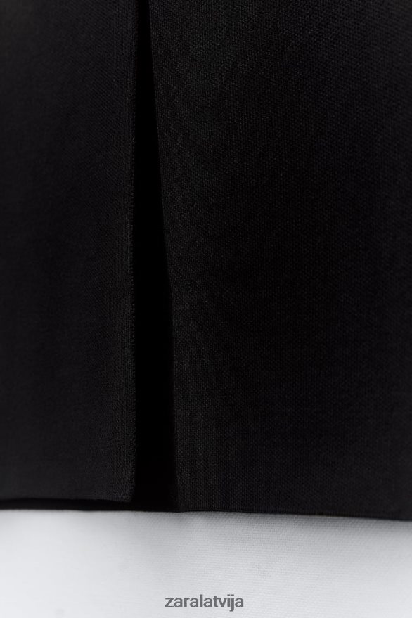 adīti midi svārki sievietes Zara melns 6ZTV40644 apģērbs