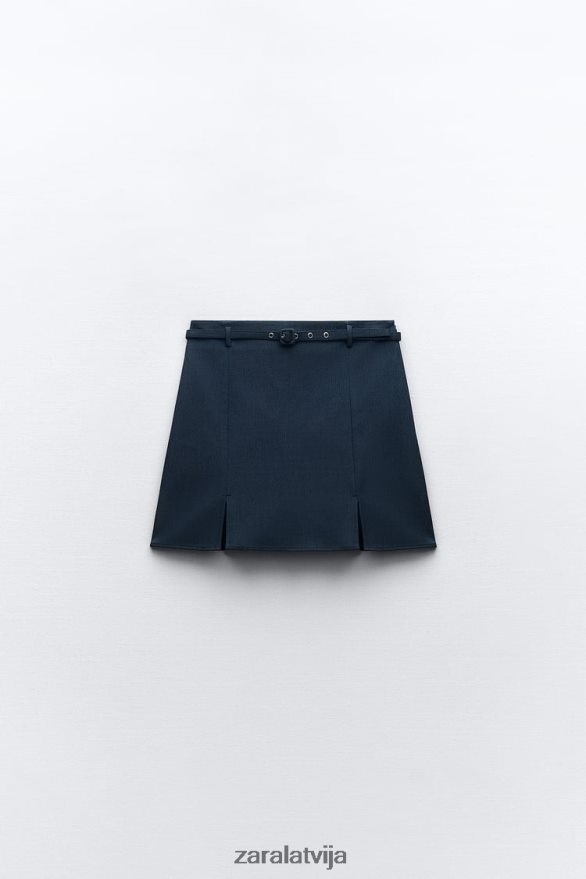 jostas skorts sievietes Zara indigo 6ZTV40608 apģērbs