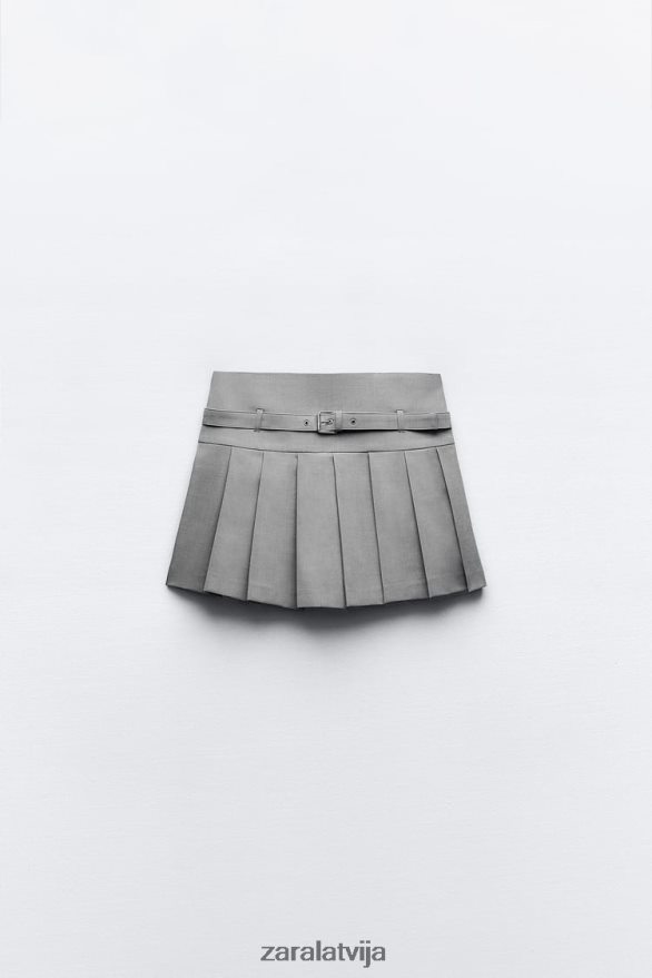 kroku skorts sievietes Zara pelēkais merģelis 6ZTV40530 apģērbs