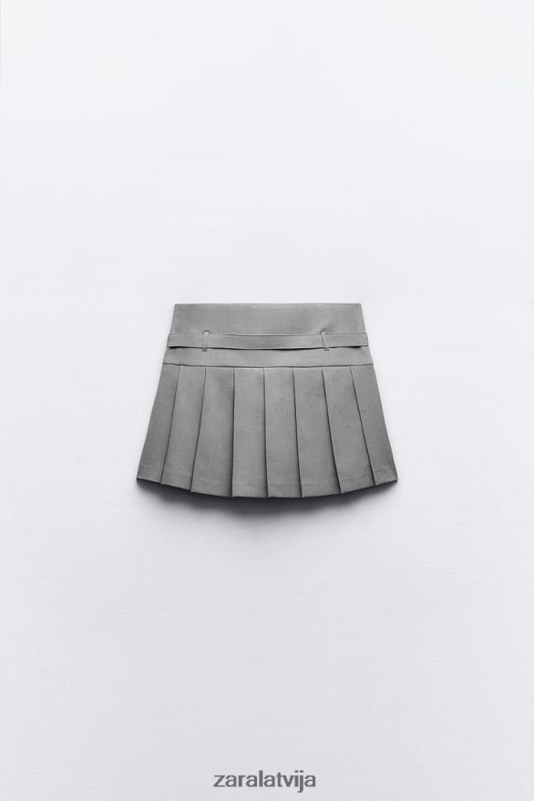 kroku skorts sievietes Zara pelēkais merģelis 6ZTV40530 apģērbs