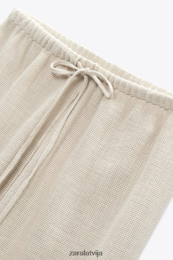 lauku stila svārki sievietes Zara smiltis 6ZTV40708 apģērbs