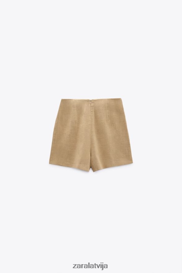 zemniecisks krosovera skorts sievietes Zara taupīgi brūns 6ZTV40569 apģērbs