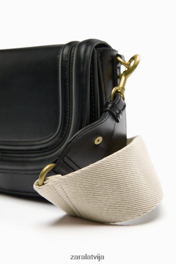crossbody soma sievietes Zara melns 6ZTV40751 Piederumi