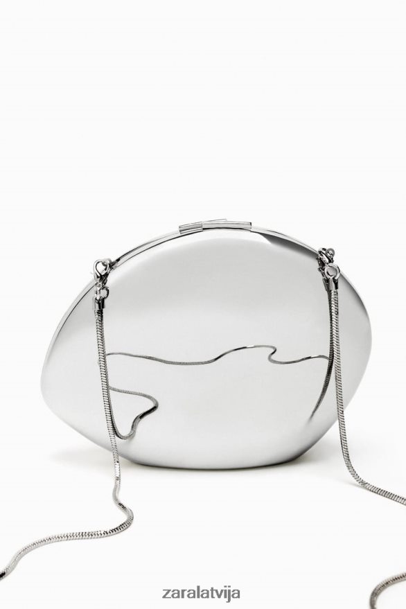 metāla kastes soma sievietes Zara Sudrabs 6ZTV40748 Piederumi