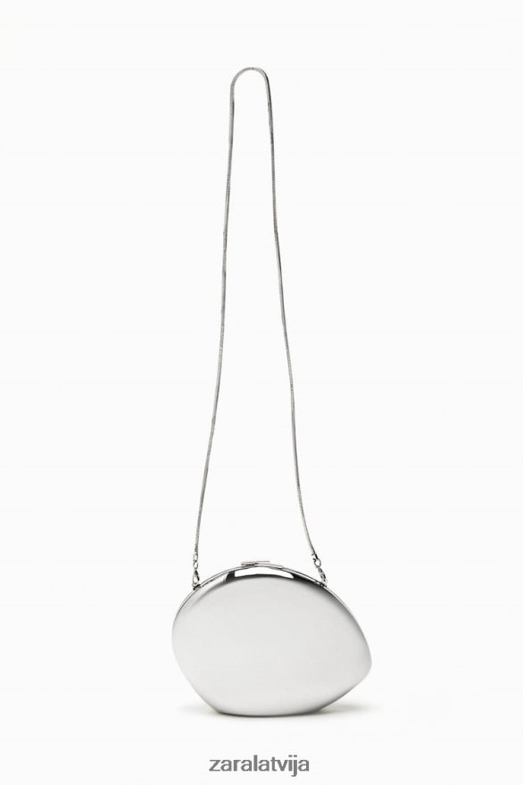 metāla kastes soma sievietes Zara Sudrabs 6ZTV40748 Piederumi