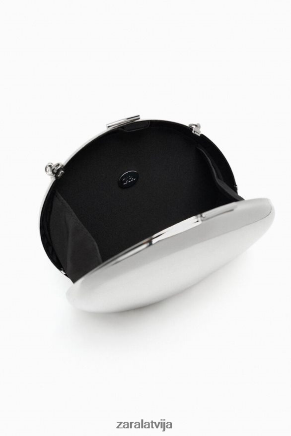 metāla kastes soma sievietes Zara Sudrabs 6ZTV40748 Piederumi