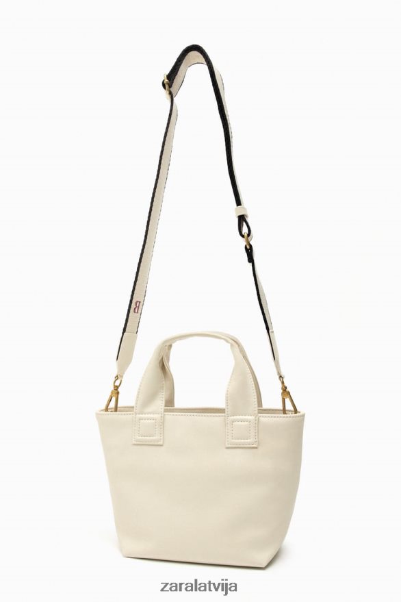 mini pircējs sievietes Zara ekru 6ZTV40744 Piederumi