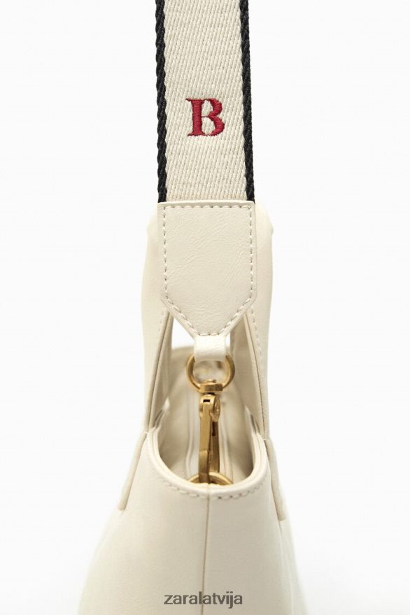 mini pircējs sievietes Zara ekru 6ZTV40744 Piederumi