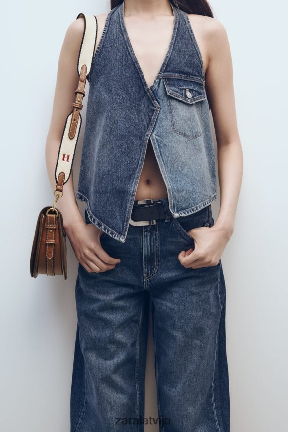 pāršūta crossbody soma sievietes Zara oriģināls 6ZTV40752 Piederumi