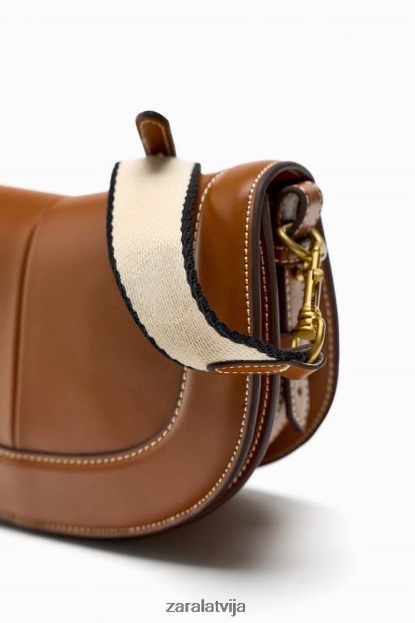 pāršūta crossbody soma sievietes Zara oriģināls 6ZTV40752 Piederumi