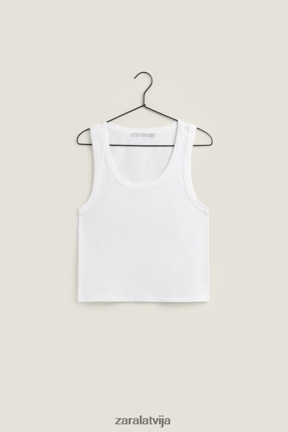 krekliņš sievietes Zara balts 6ZTV401813 apģērbs