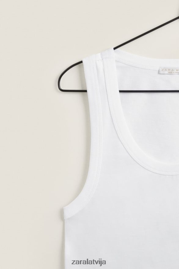 krekliņš sievietes Zara balts 6ZTV401813 apģērbs