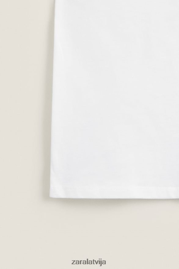 krekliņš sievietes Zara balts 6ZTV401813 apģērbs