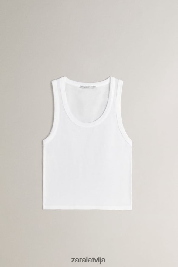 krekliņš sievietes Zara balts 6ZTV401813 apģērbs