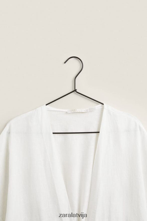 lina halāts sievietes Zara ekru 6ZTV401818 apģērbs