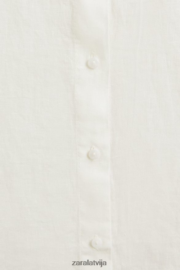 lina krekls sievietes Zara ekru 6ZTV401814 apģērbs