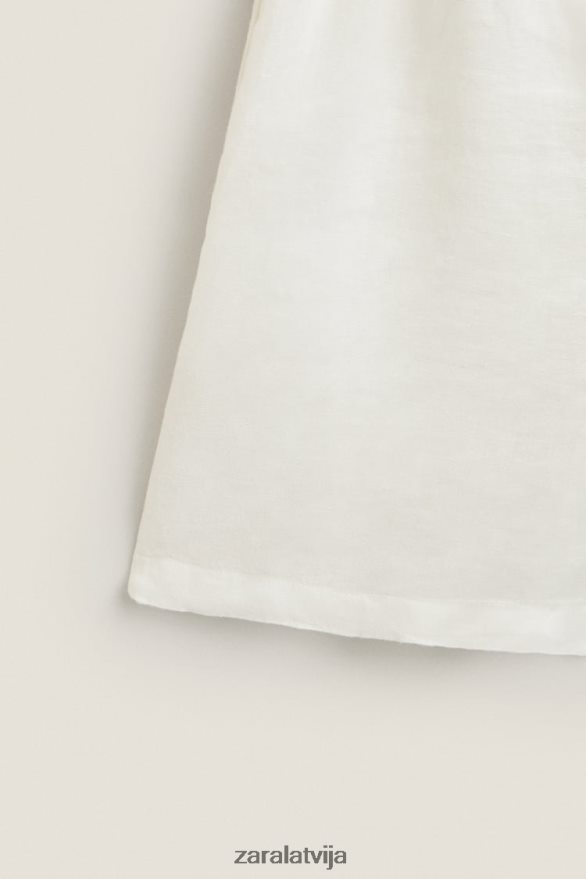 lina šorti sievietes Zara ekru 6ZTV401815 apģērbs