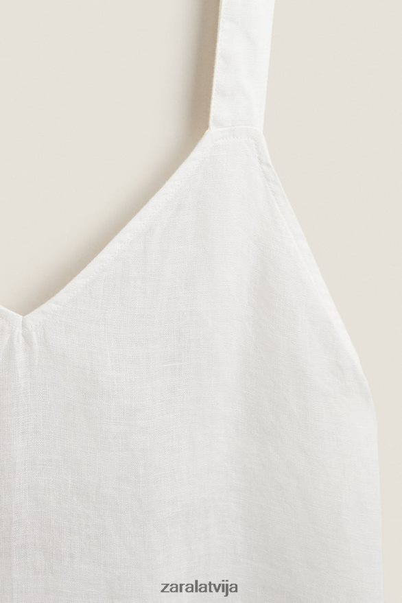 siksnu lina naktskrekls sievietes Zara ekru 6ZTV401817 apģērbs