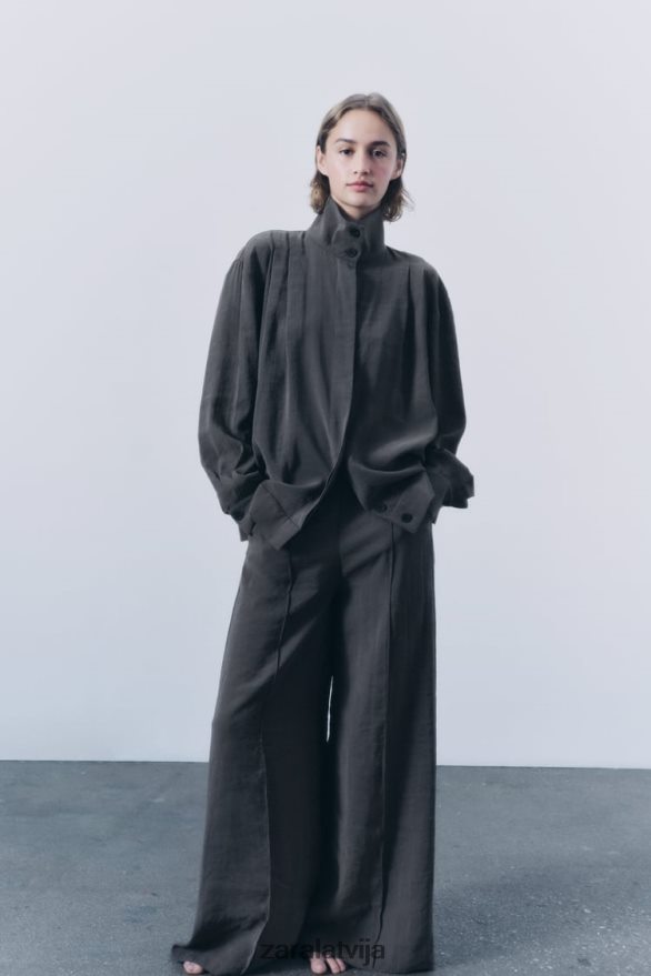 kroku virskrekls sievietes Zara pelēks 6ZTV40922 apģērbs