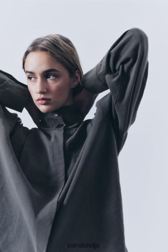 kroku virskrekls sievietes Zara pelēks 6ZTV40922 apģērbs