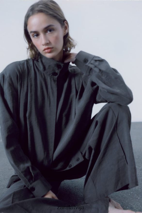 kroku virskrekls sievietes Zara pelēks 6ZTV40922 apģērbs