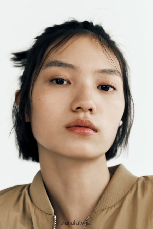 mini bomber kleita sievietes Zara olīvu zaļš 6ZTV40242 apģērbs