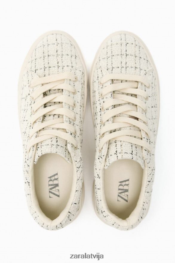 ikdienas auduma kedas sievietes Zara daudzkrāsains 6ZTV40734 apavi