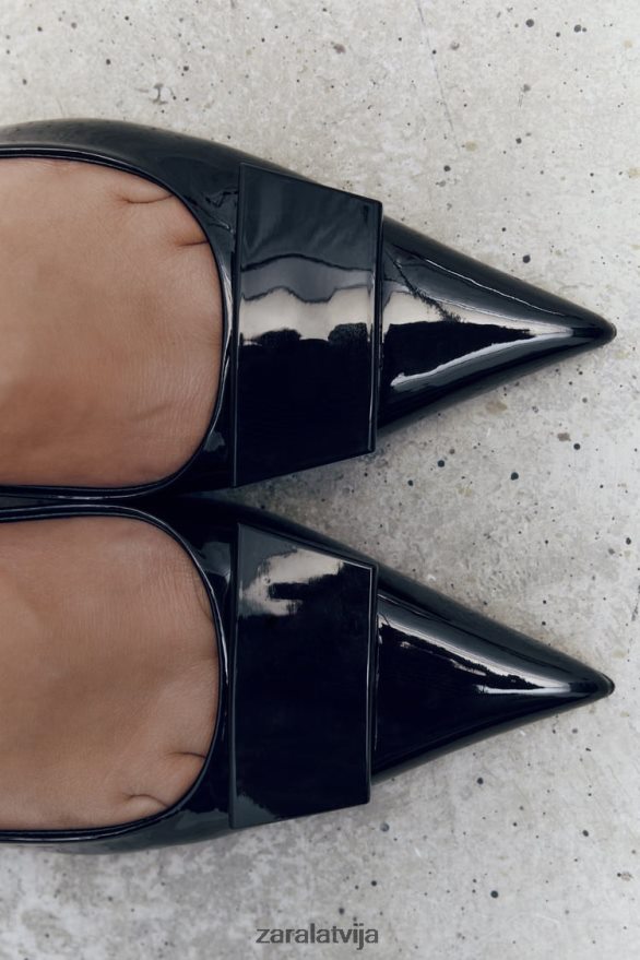 kurpes ar papēžiem sievietes Zara melns 6ZTV40735 apavi