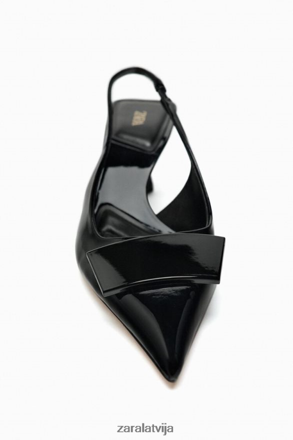 kurpes ar papēžiem sievietes Zara melns 6ZTV40735 apavi