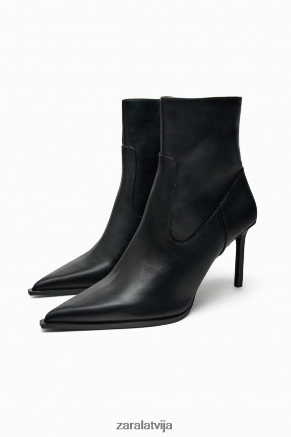 puszābaki ar smailiem papēžiem sievietes Zara melns 6ZTV40732 apavi