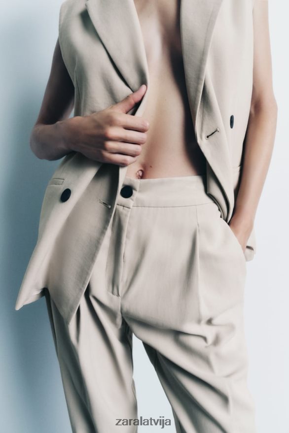 konusveida bikses sievietes Zara smiltis 6ZTV40903 apģērbs