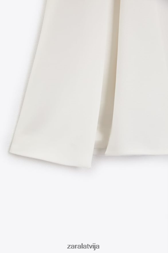 apmetņa žakete sievietes Zara ekru 6ZTV40165 apģērbs