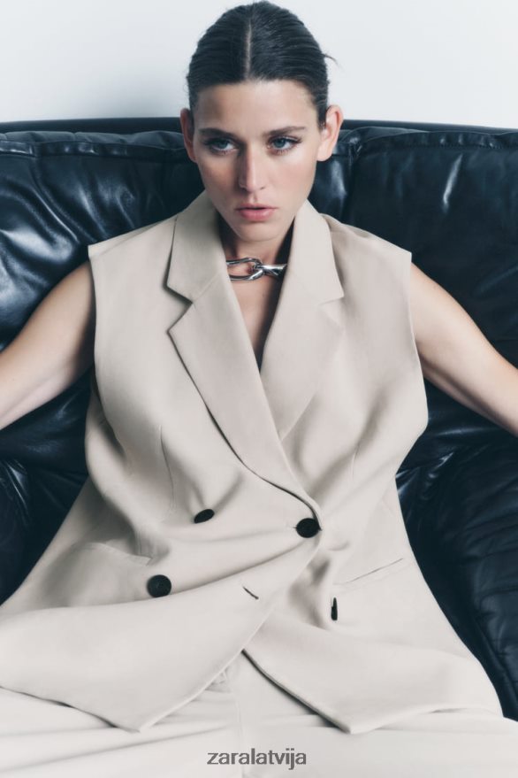 ietīšanas veste sievietes Zara smiltis 6ZTV40187 apģērbs