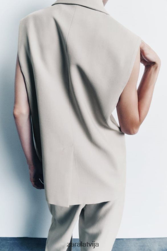 ietīšanas veste sievietes Zara smiltis 6ZTV40187 apģērbs