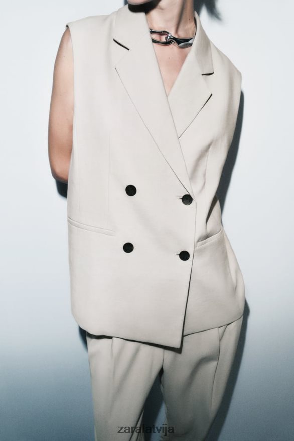 ietīšanas veste sievietes Zara smiltis 6ZTV40187 apģērbs