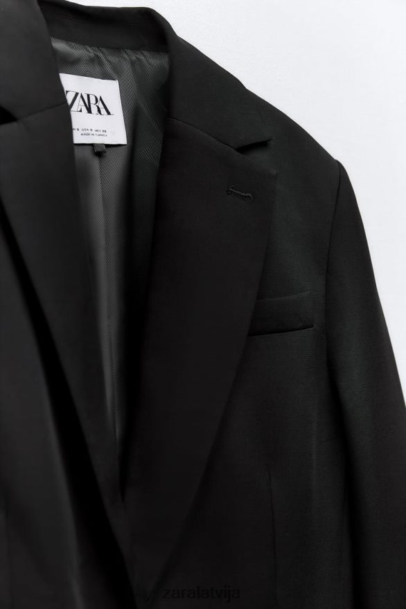 pamata žakete sievietes Zara melns 6ZTV40148 apģērbs