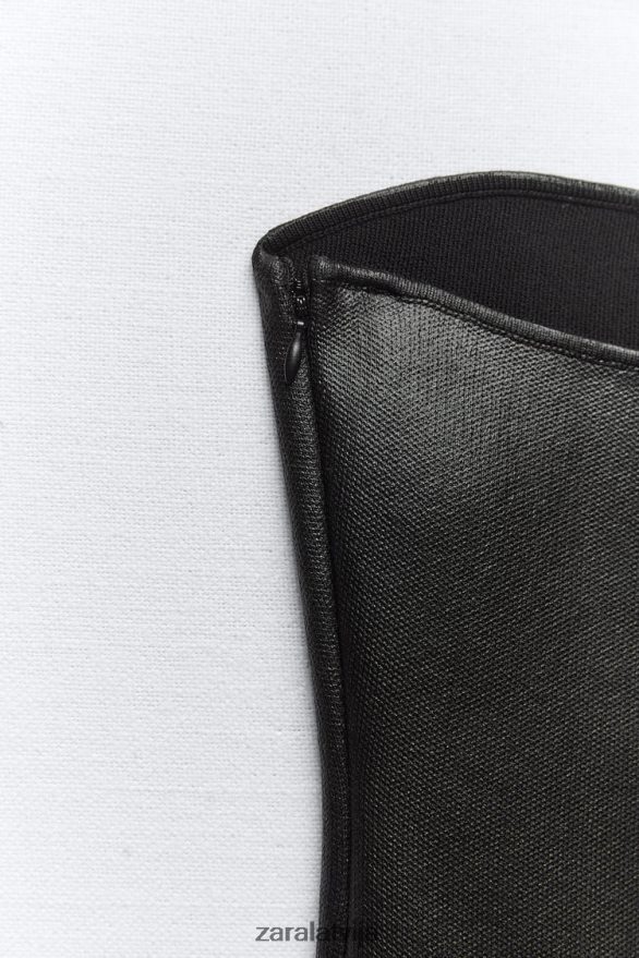 adīt krūtis top sievietes Zara melns 6ZTV40267 apģērbs