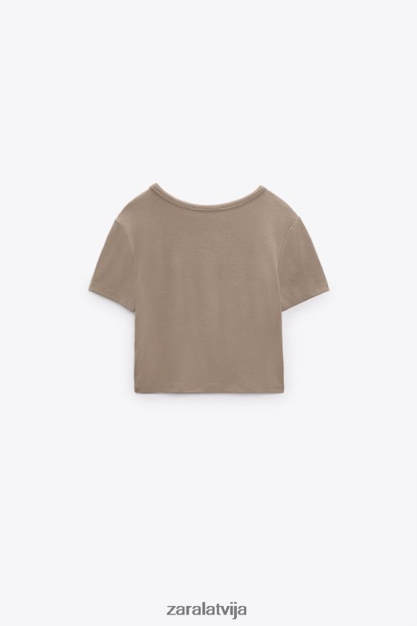 tops bez lencītēm sievietes Zara ūdele 6ZTV40285 apģērbs